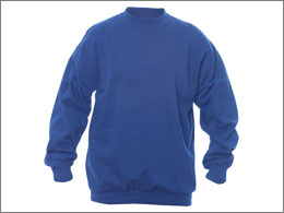 Sweatshirt-med-b�rstet-vrang
