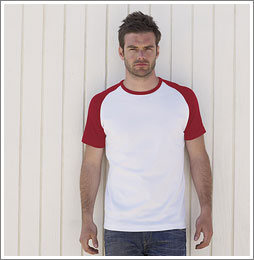 T-Shirt-Interlock-kort�rmet-med-kontrast